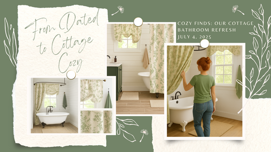 🛁 From Clawfoot to Cozy: Our Cottage Bathroom Refresh