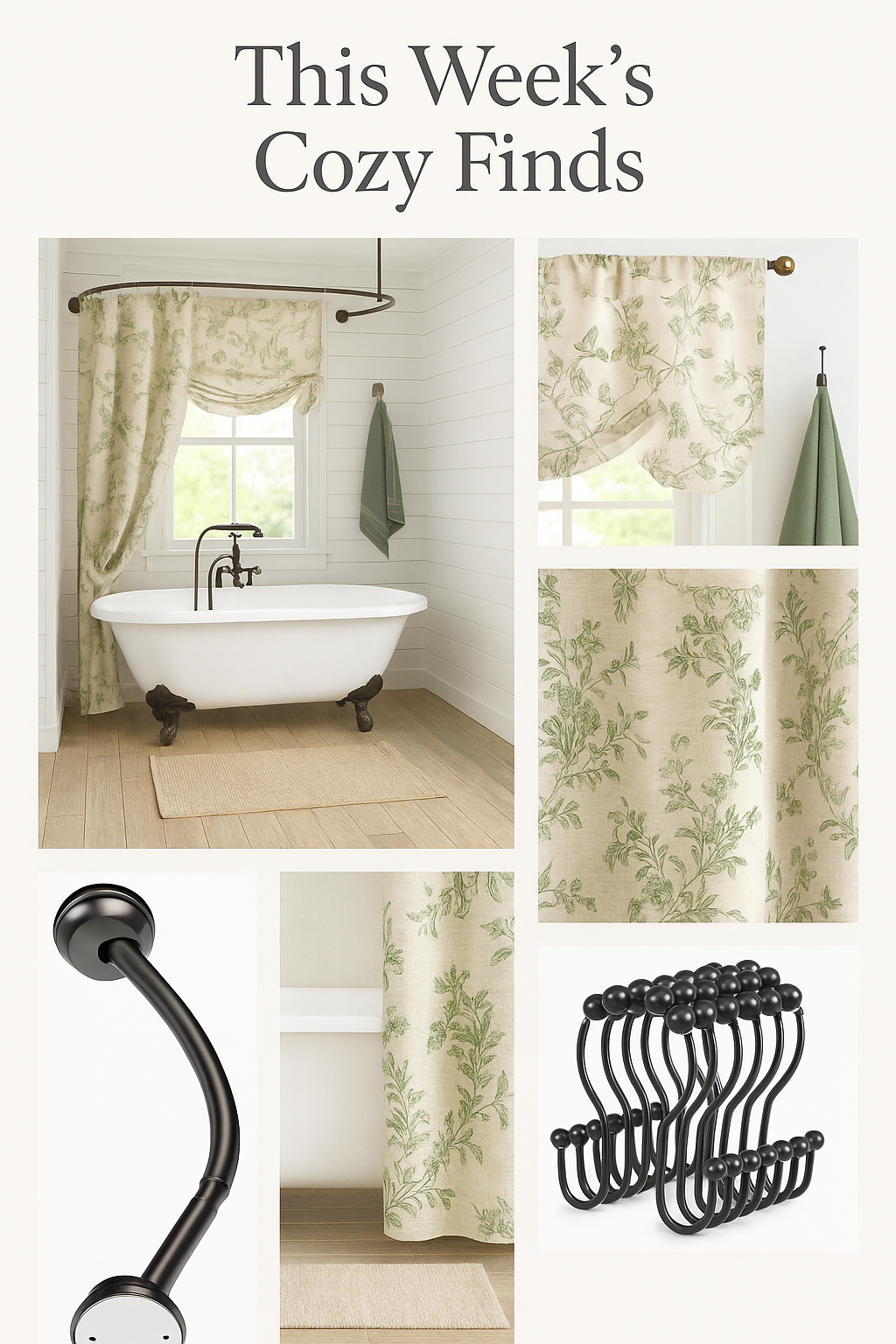 This Week’s Cozy Finds: Cottage Bathroom Refresh  | 7.4.25