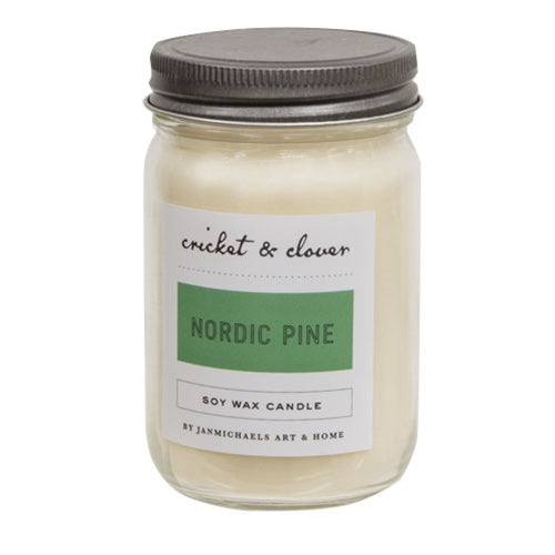 Soy Wax Mason Jar Candle — 12oz