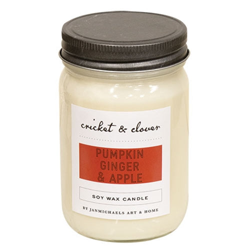 Soy Wax Mason Jar Candle — 12oz