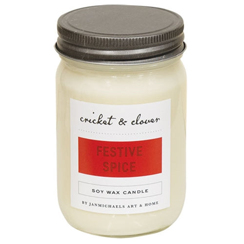 Soy Wax Mason Jar Candle — 12oz