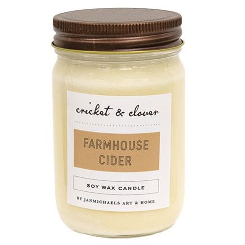 Soy Wax Mason Jar Candle — 12oz