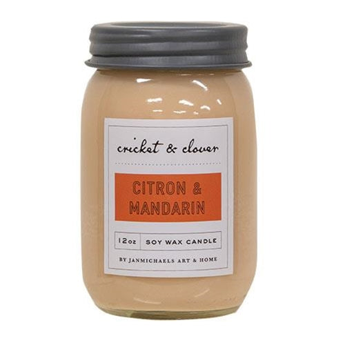 Soy Wax Mason Jar Candle — 12oz