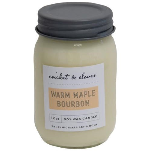 Soy Wax Mason Jar Candle — 12oz