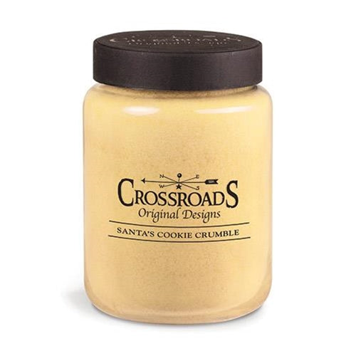 Santa's Cookie Crumble Jar Candle - 26oz