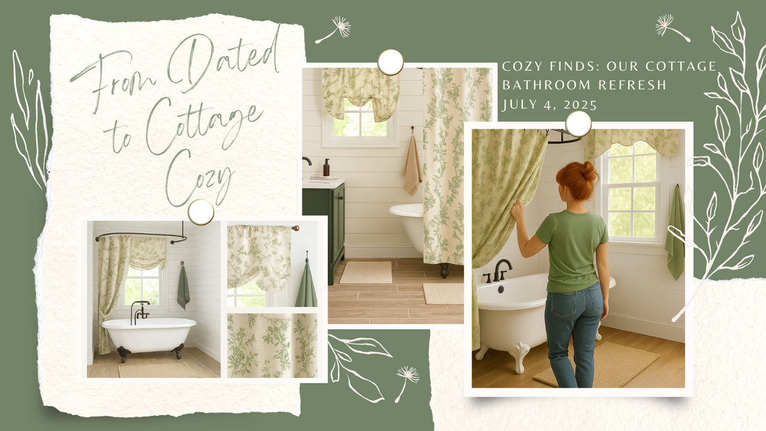 🛁 From Clawfoot to Cozy: Our Cottage Bathroom Refresh