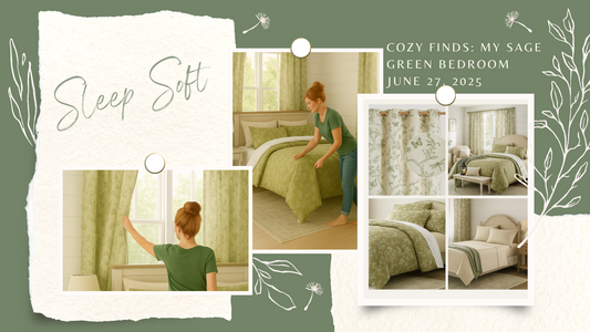 🌿 Sleep Soft: My Sage Green Bedroom Setup (That I’ve Slept in for 4+ Months Straight)