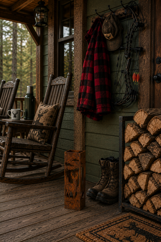 Whitetail Buck Garden Column –  12”