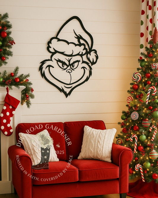 Whoville CNC Metal Wall Art | Whoville Inspired Decoration | Farmhouse Christmas Sign | Holiday Decor