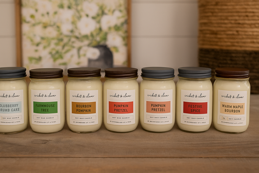 Soy Wax Mason Jar Candle — 12oz