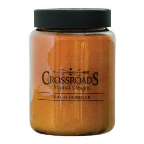 *Peach Cobbler Jar Candle - 26oz