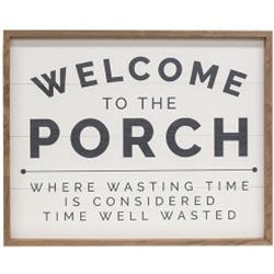 Welcome to the Porch Framed Print – 20"x16"