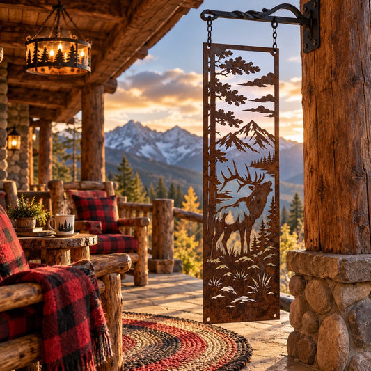 Elk Metal Porch Leaner
