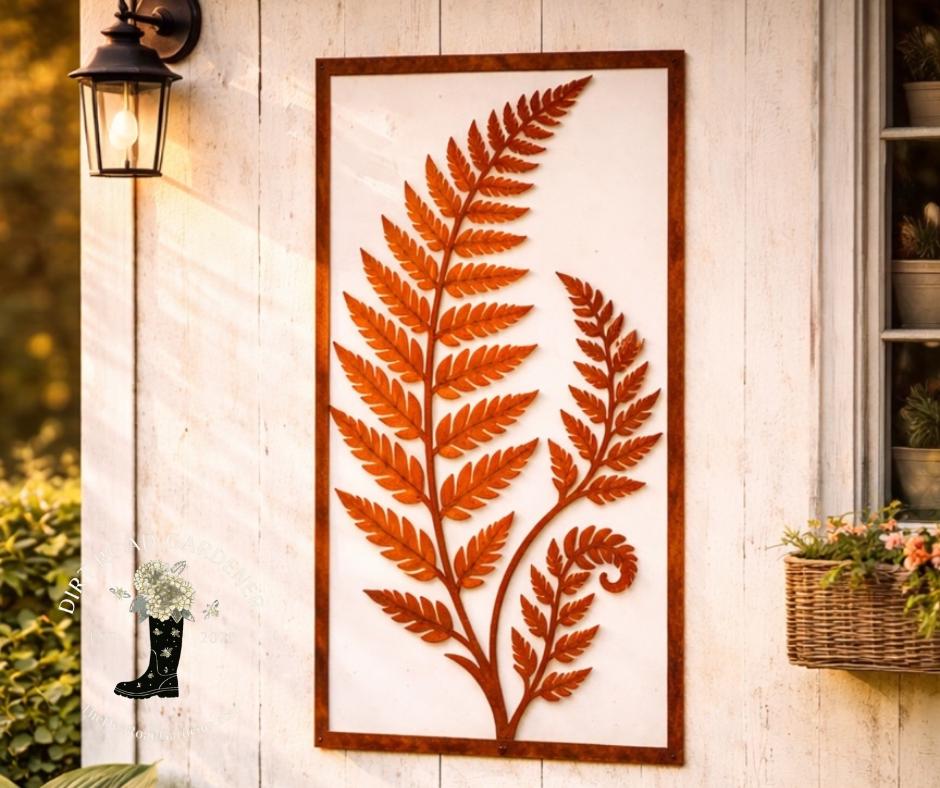 Fern Metal Wall Art | Cottage Garden & Yard Decor