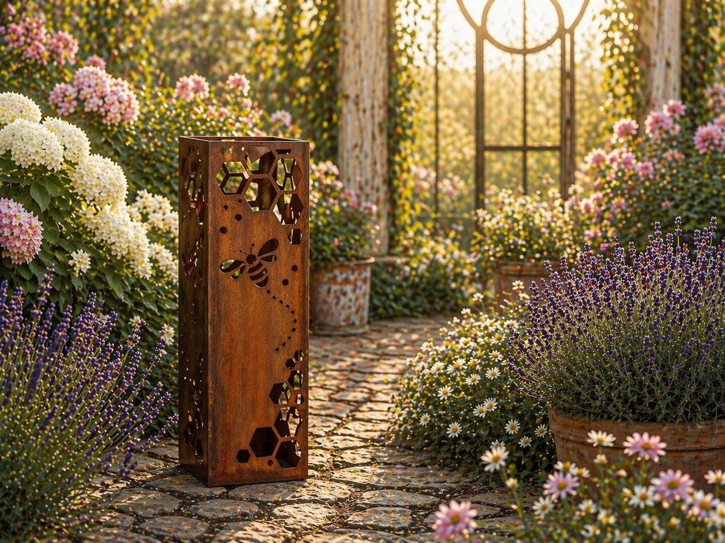 Honey Trail Duo – 12” & 18” Bumblebee Column Set