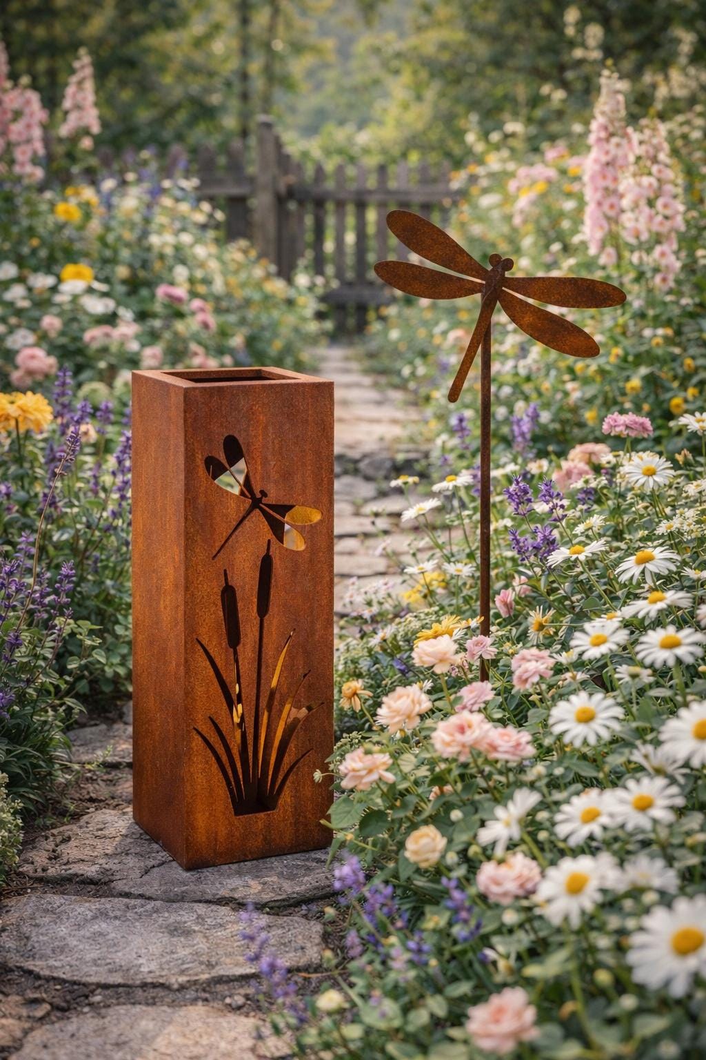 The Dragonfly Garden Corner Set