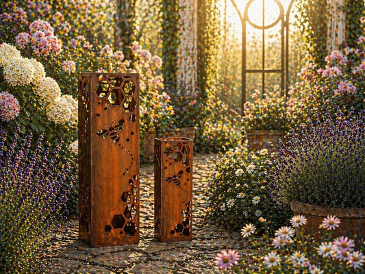 Honey Trail Duo – 12” & 18” Bumblebee Column Set