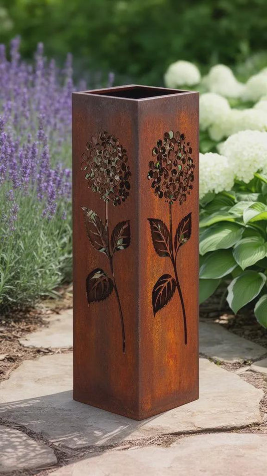 The Hydrangea Garden Collection – 12”, 18” & 24” Heirloom Column Set