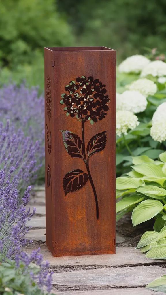 Hydrangea Garden Pairing – 18” & 24” Statement Column Set