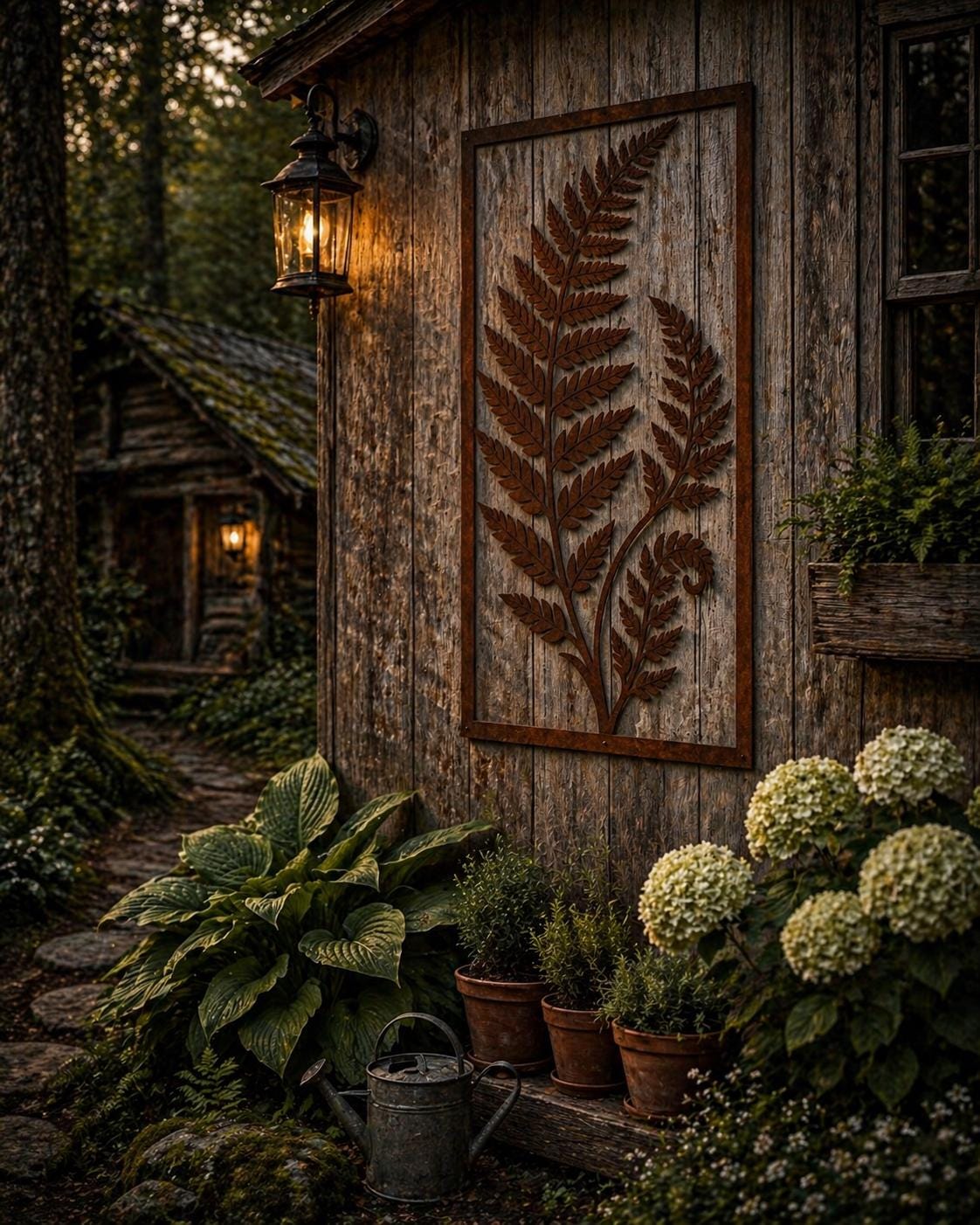 Fern Metal Wall Art | Cottage Garden & Yard Decor