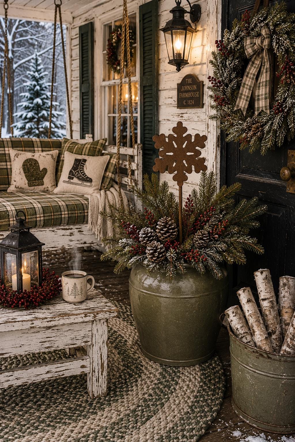 Snowflake Garden Stake | Winter Garden Decor | Christmas Yard Art | Metal Snowflake Stake | Holiday Outdoor Decoration | Winter Landscaping